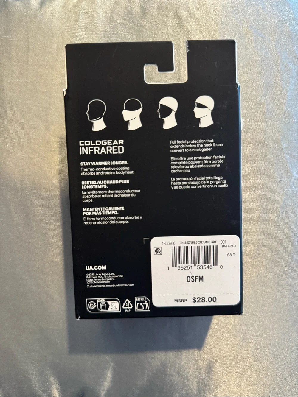 Under Armour Black UA Storm Sport Balaclava - Water-Repellent